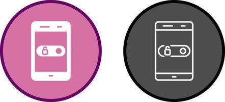 Unlock slide Vector Icon