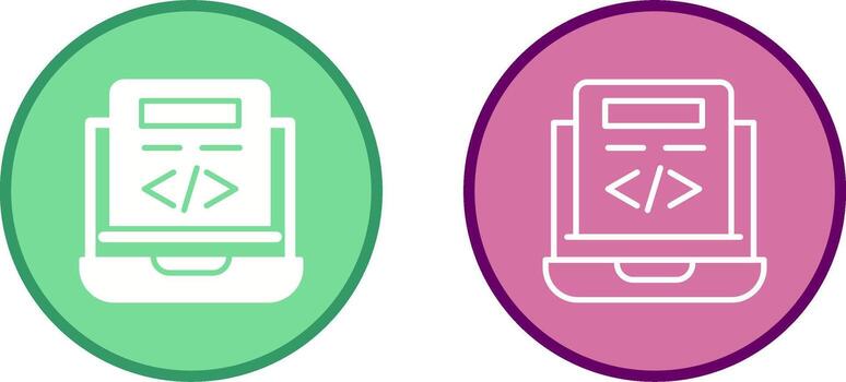 Coding Vector Icon