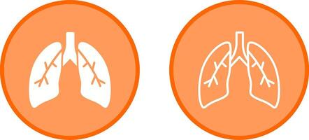 Lungs Vector Icon