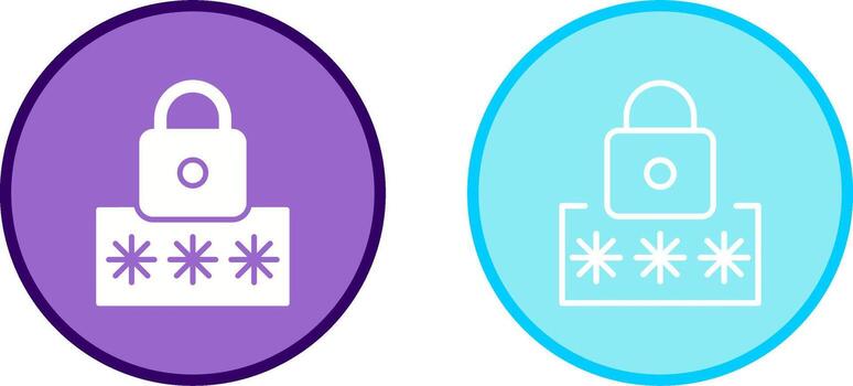 icono de vector de código pin