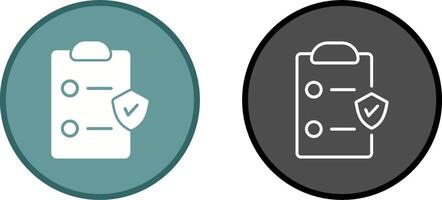 Insurance Policy Vector Icon