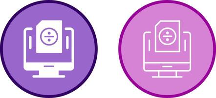Divide Vector Icon