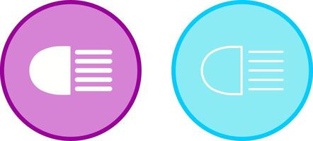 Headlight Vector Icon