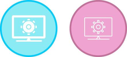 Computer Settings Vector Icon