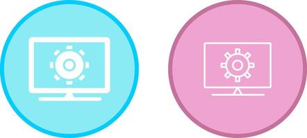 Computer Settings Vector Icon