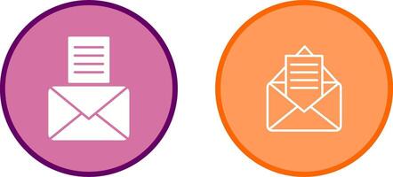 Email Documents Vector Icon