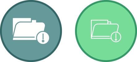 Vulnerable Folder Vector Icon