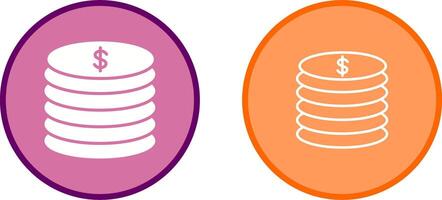 Stack of Coins Vector Icon