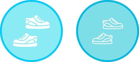 icono de vector de zapatillas