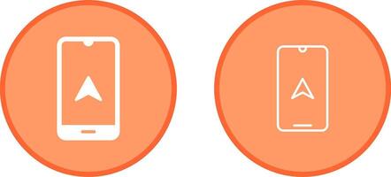 Mobile GPS Vector Icon