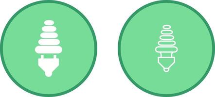 Energy Saver Bulb Vector Icon