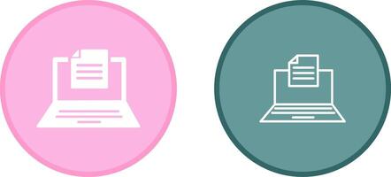 Online Exam Vector Icon