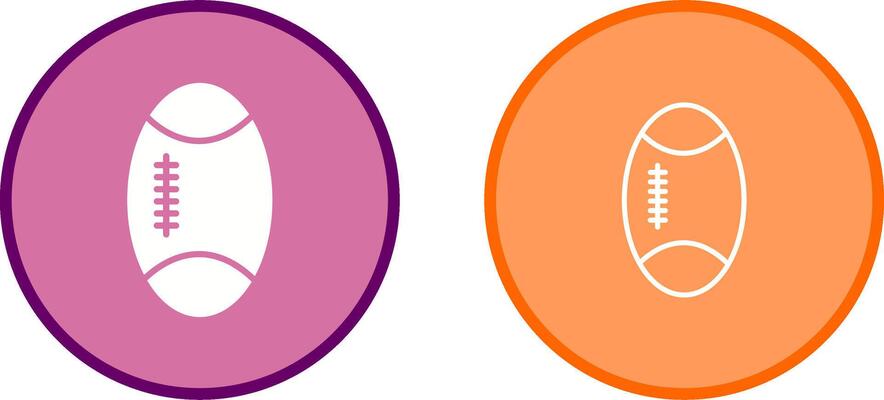 Rugby Vector Icon