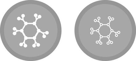 icono de vector de molécula