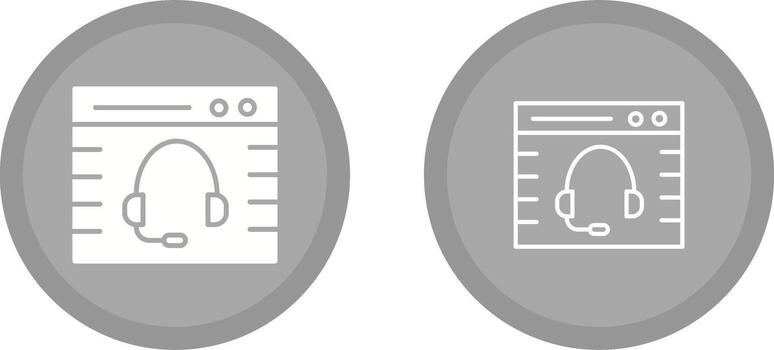 Web Support Vector Icon