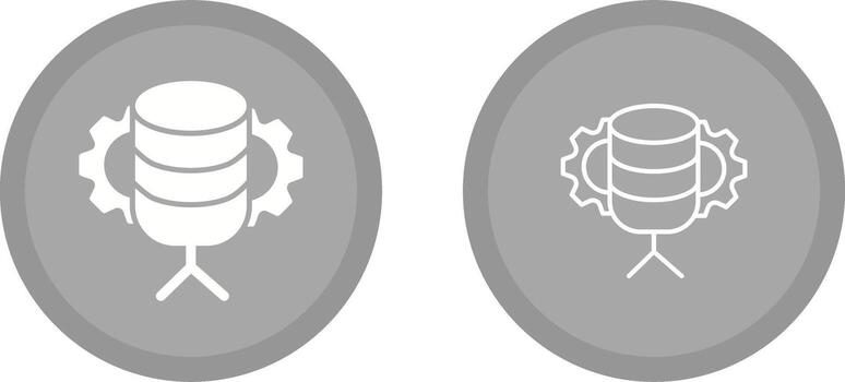 Database Management Vector Icon