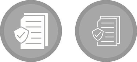 Secure Document Vector Icon