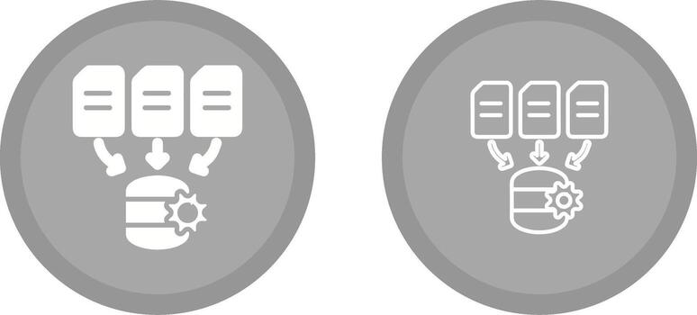 Data Processing Vector Icon