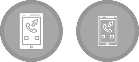 Outgoing Call Vector Icon