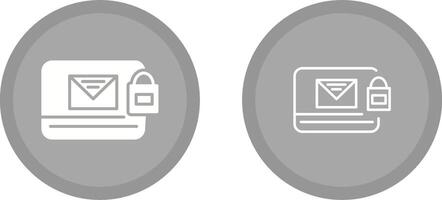 Locked Mail Vector Icon