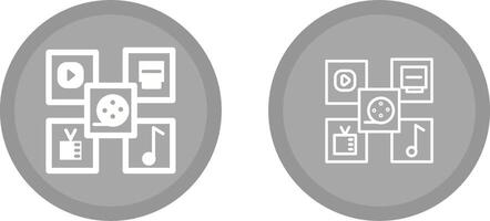 Multimedia Vector Icon