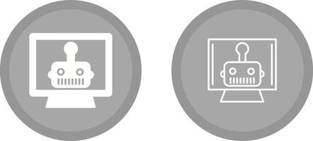 Artificial Bot Vector Icon