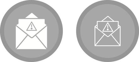 icono de vector de correo no deseado