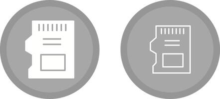 SD Card Vector Icon