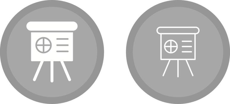 icono de vector de presentación