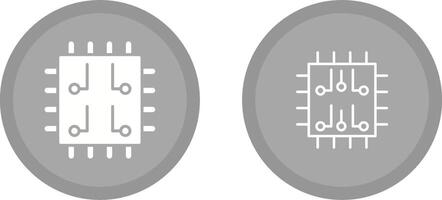 icono de vector de chip