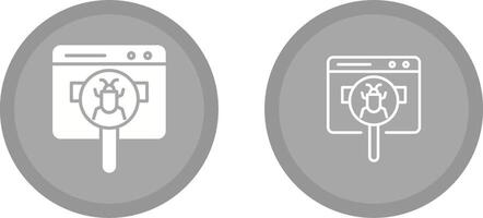 Web Bug Vector Icon