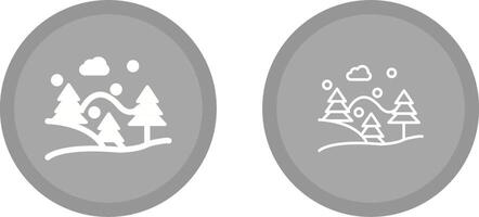 Snow Fall Vector Icon