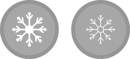 icono de vector de copo de nieve