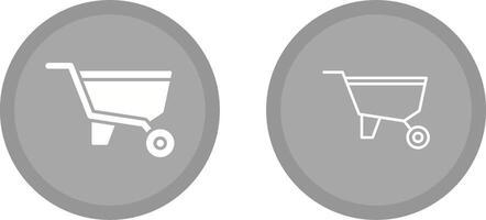 Wheelbarrow Vector Icon