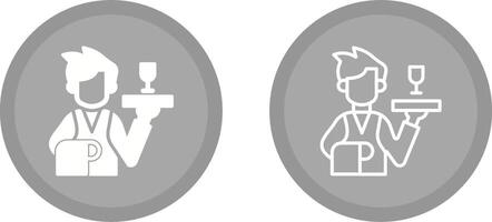 Waiter Vector Icon