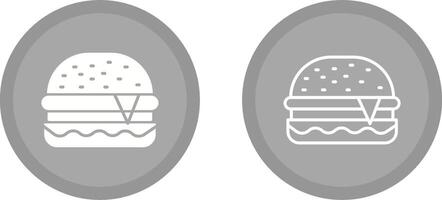 icono de vector de hamburguesa