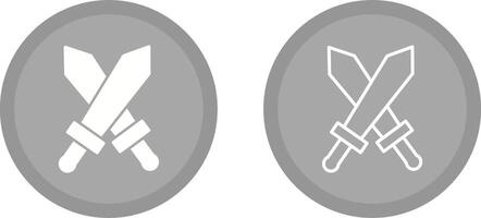 Two Swords Vector Icon