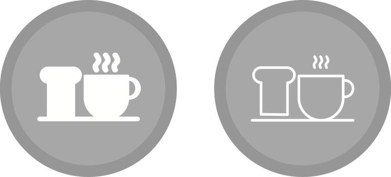 icono de vector de desayuno