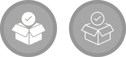 Package Receiving Vector Icon