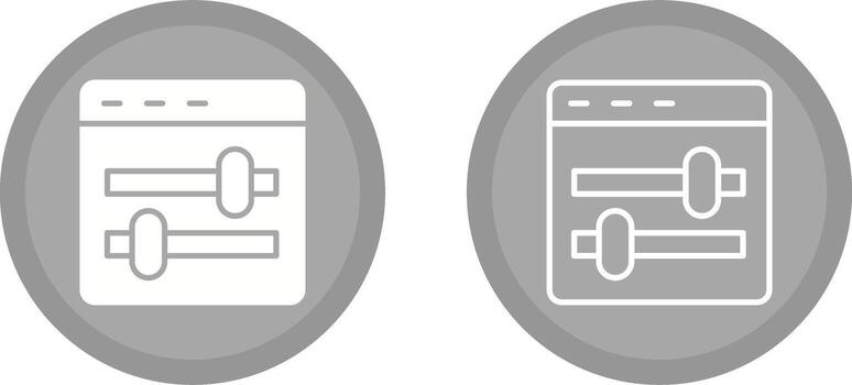 cambiar, vector, icono vector