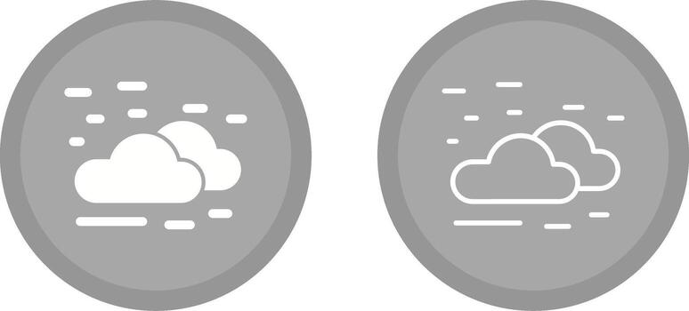 icono de vector de nube