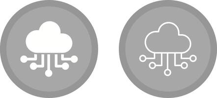 Cloud Computing Vector Icon