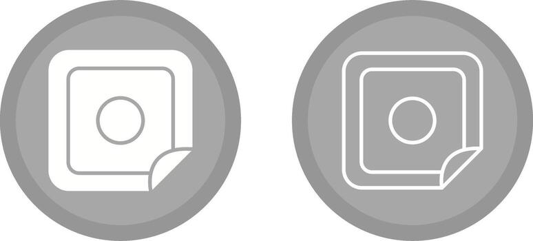 Nicotine Patch Vector Icon