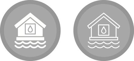 Water House Vector Icon