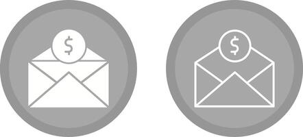 Mail Coin Vector Icon