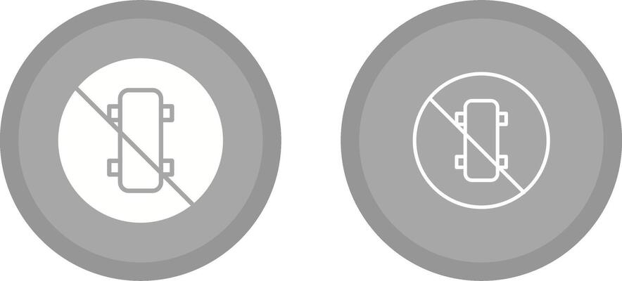 No Skating Vector Icon