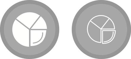 icono de vector de análisis de gráfico circular