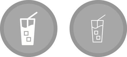 Iced Coffee Vector Icon