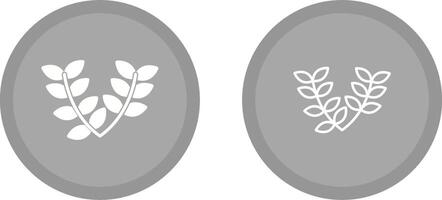 Leaves Wreath Vector Icon