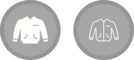 icono de vector de chaqueta